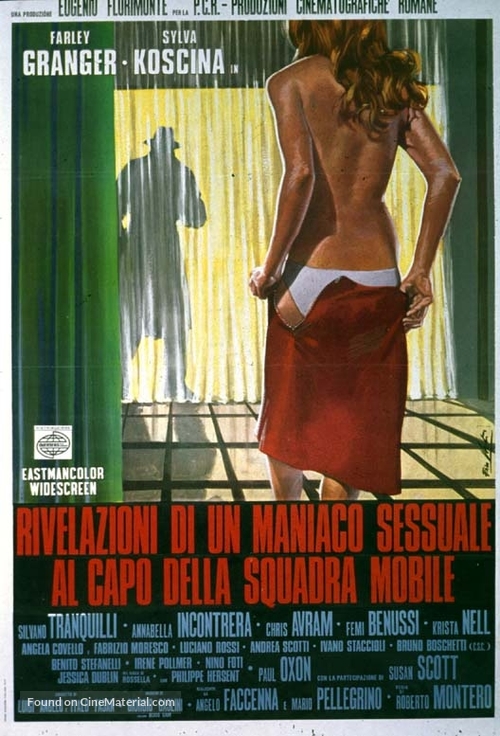 Rivelazioni di un maniaco sessuale al capo della squadra mobile - Italian Movie Poster
