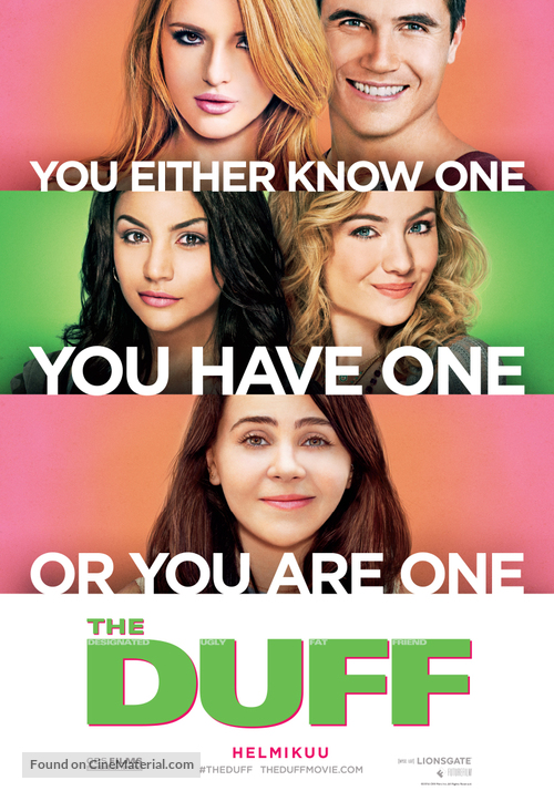 The DUFF - Finnish Movie Poster