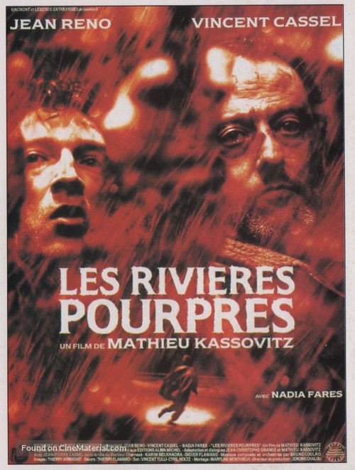 Les rivi&egrave;res pourpres - French Movie Poster