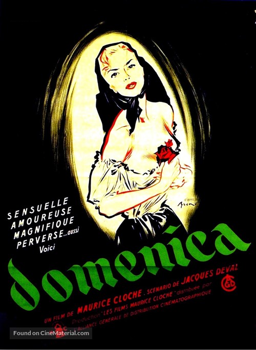 Domenica - French Movie Poster