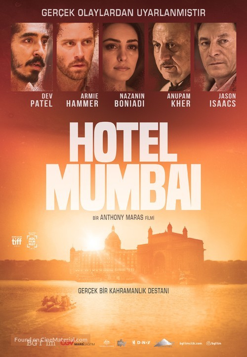 Hotel Mumbai - Turkish Movie Poster