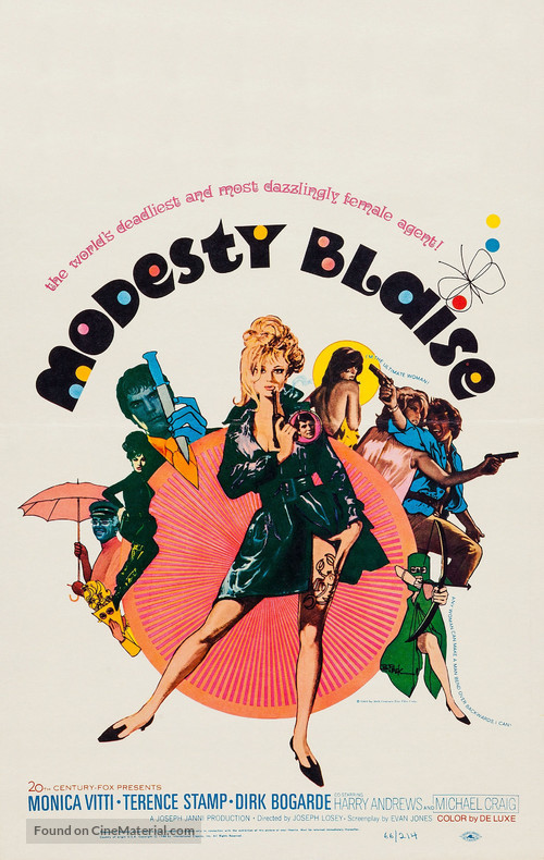 Modesty Blaise - Movie Poster