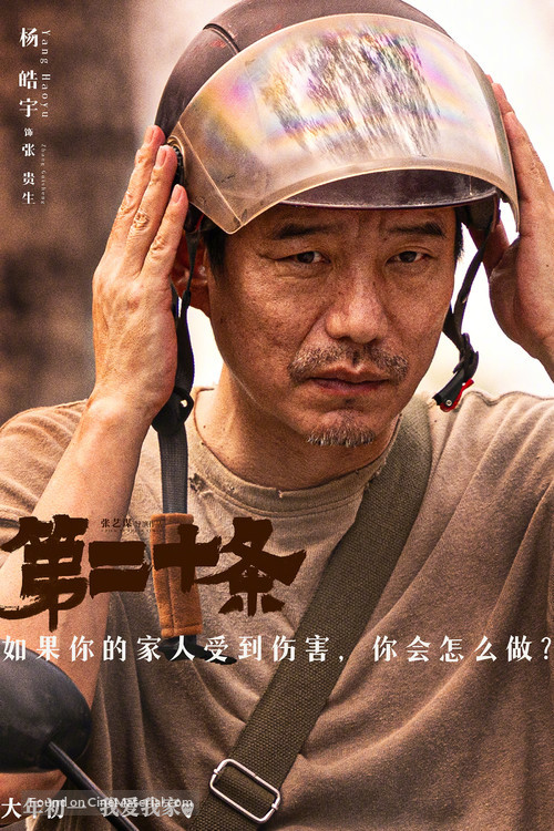 Di er shi tiao - Chinese Movie Poster