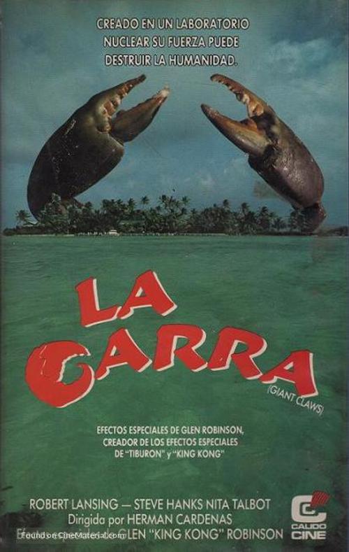 Island Claws - Spanish Movie Poster