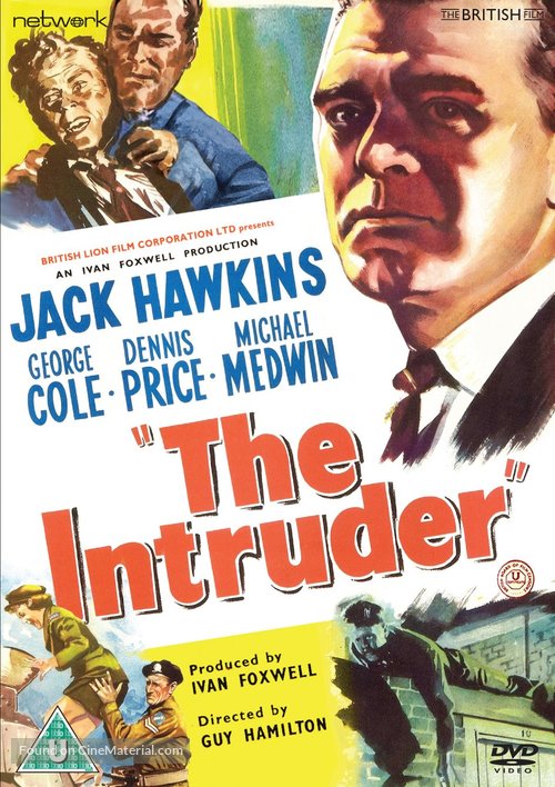 The Intruder - British DVD movie cover