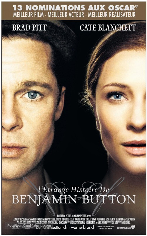 The Curious Case of Benjamin Button - Swiss Movie Poster