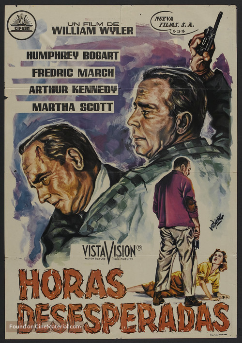 The Desperate Hours - Spanish Movie Poster