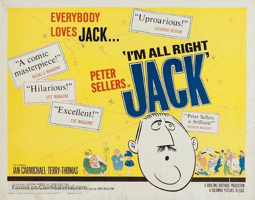 I&#039;m All Right Jack - Movie Poster