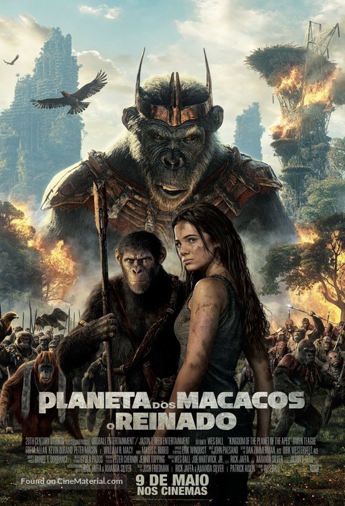 Kingdom of the Planet of the Apes - Brazilian Movie Poster