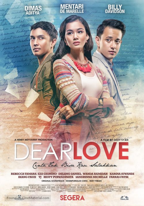 Dear Love - Indonesian Movie Poster