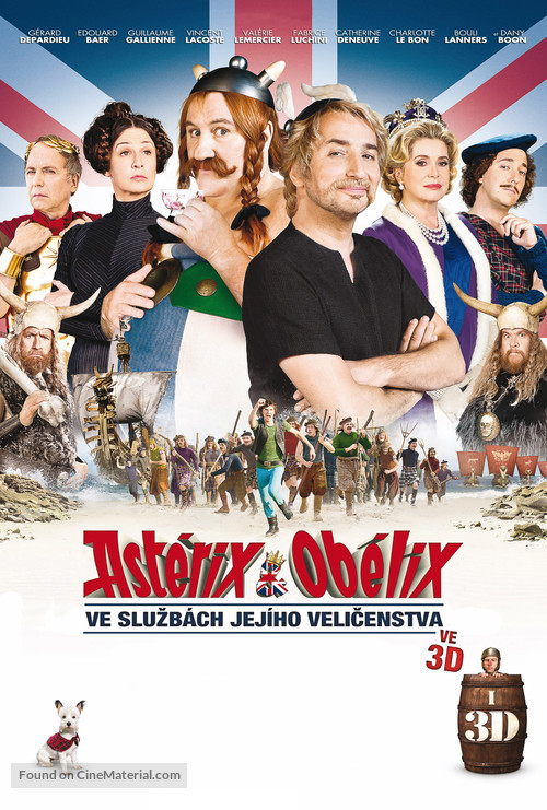 Ast&eacute;rix et Ob&eacute;lix: Au Service de Sa Majest&eacute; - Czech Movie Poster