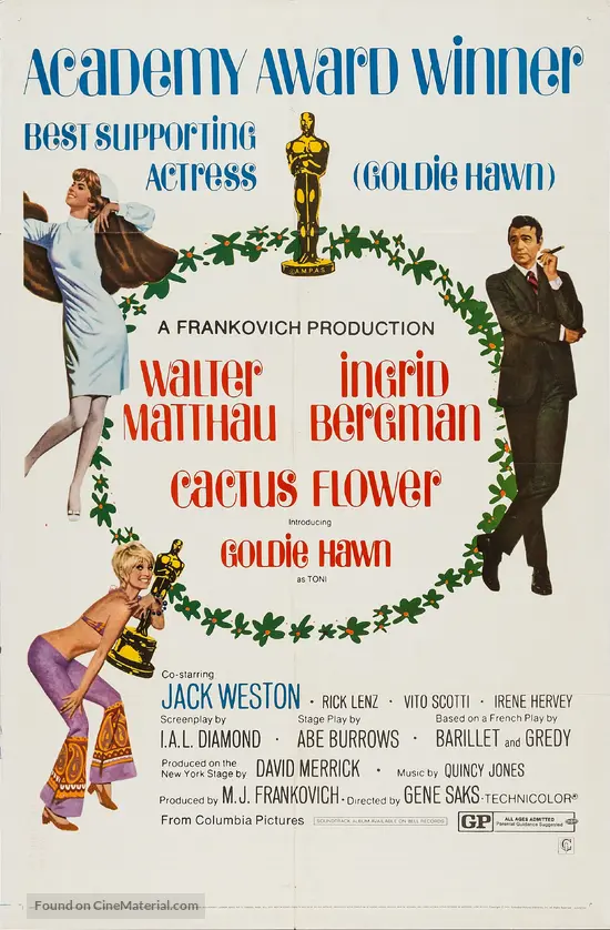 Cactus Flower (1969) movie poster