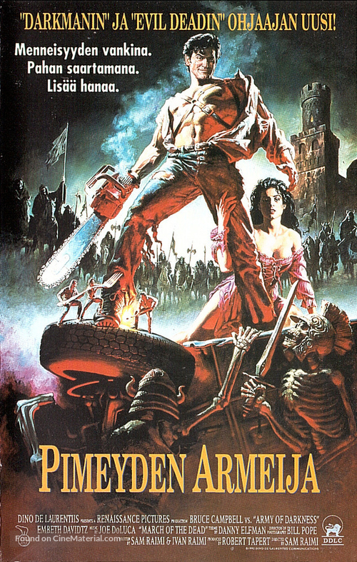 Army of Darkness - Finnish VHS movie cover