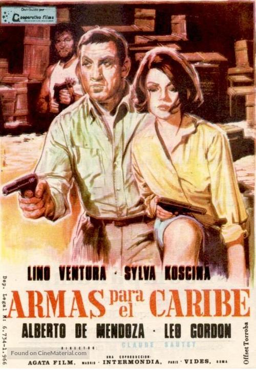 L&#039;arme &agrave; gauche - Spanish Movie Poster