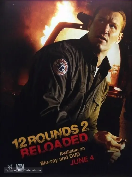 12 Rounds: Reloaded - Video release movie poster