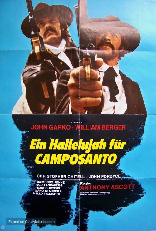 Gli fumavano le Colt... lo chiamavano Camposanto - German Movie Poster