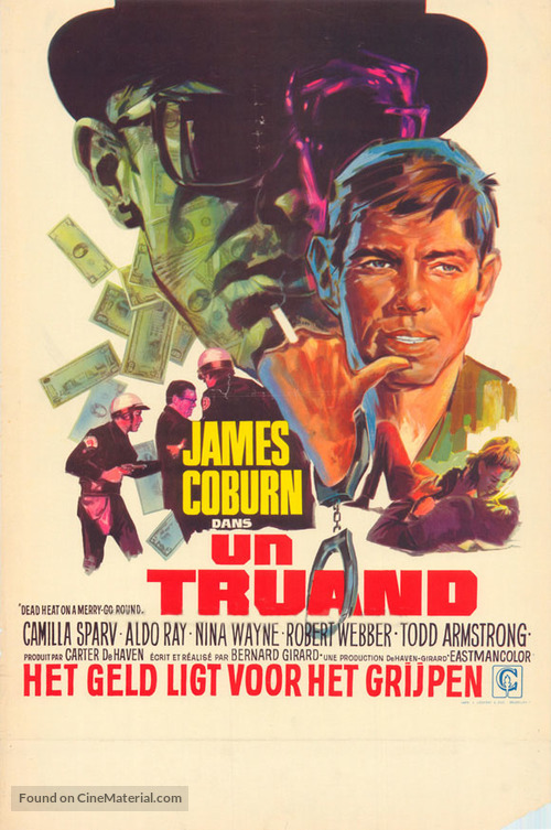 Dead Heat on a Merry-Go-Round - Belgian Movie Poster