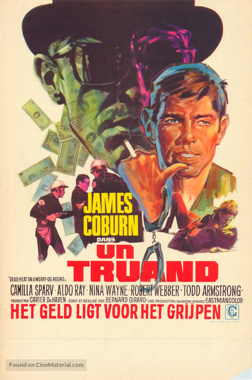 Dead Heat on a Merry-Go-Round - Belgian Movie Poster