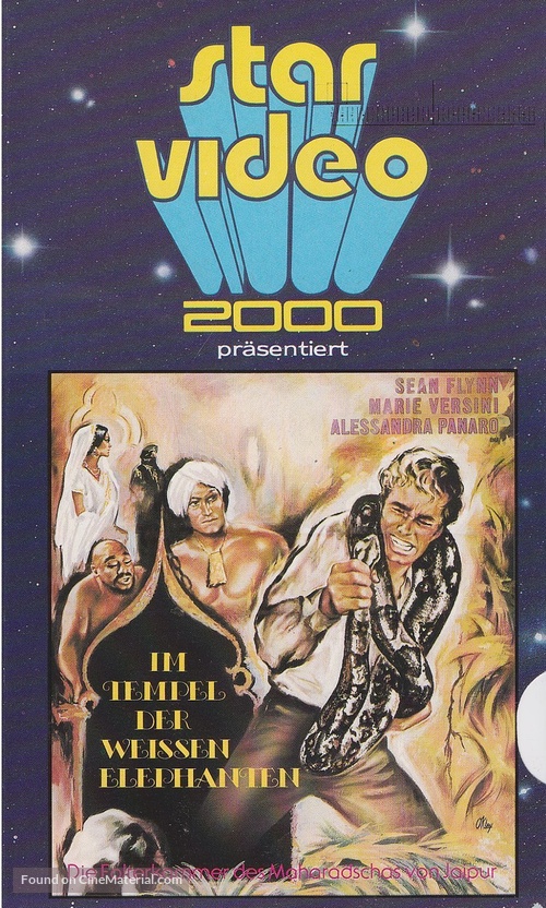 Sandok, il Maciste della giungla - German VHS movie cover