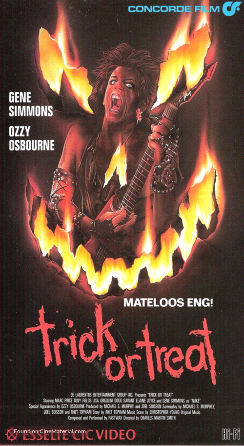 Trick or Treat - Dutch VHS movie cover