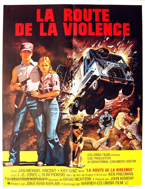 White Line Fever - French Movie Poster