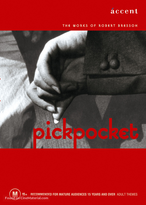 Pickpocket - Australian DVD movie cover