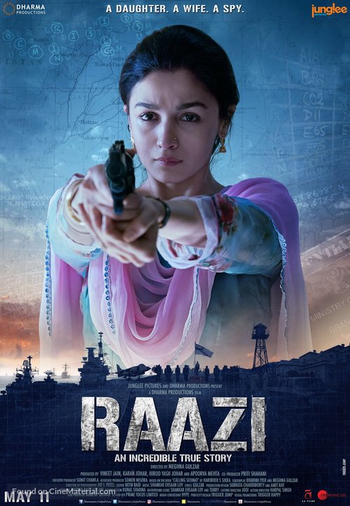 Raazi - Indian Movie Poster