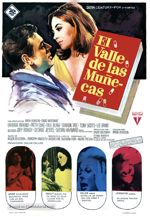 Valley of the Dolls - Spanish Movie Poster