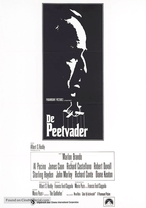 The Godfather - Dutch Movie Poster