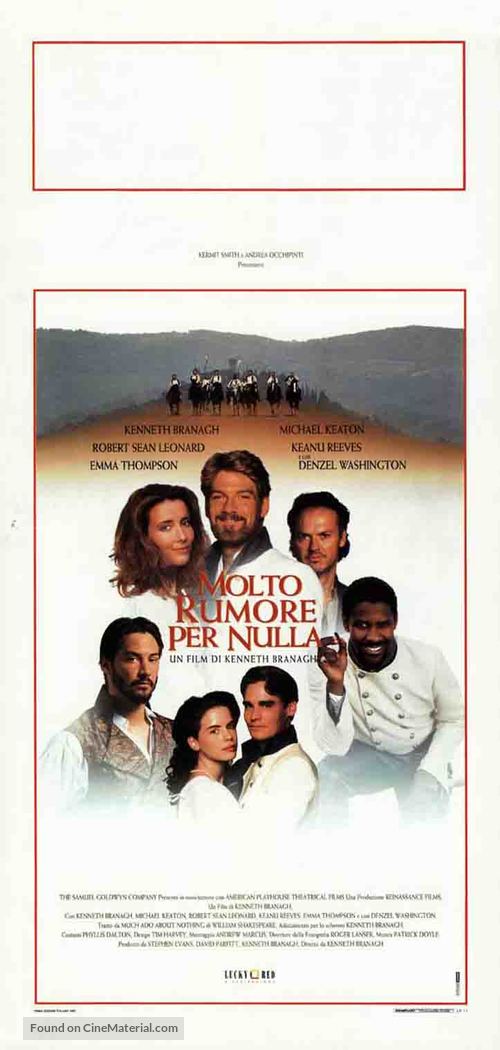 Much Ado About Nothing - Italian Movie Poster