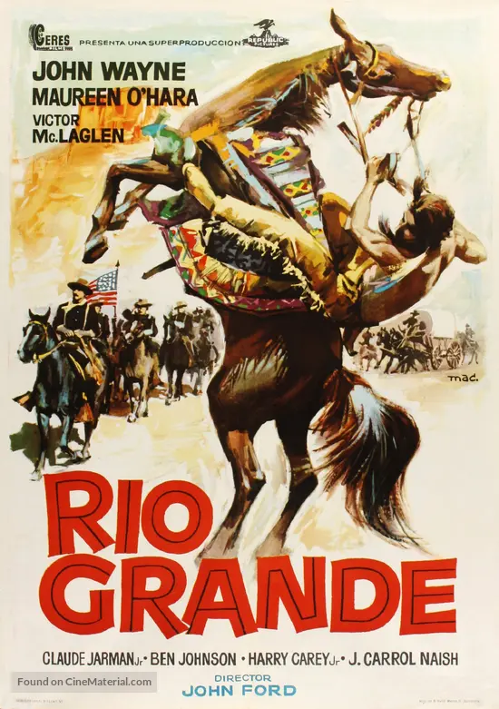 Rio Grande - Spanish Movie Poster