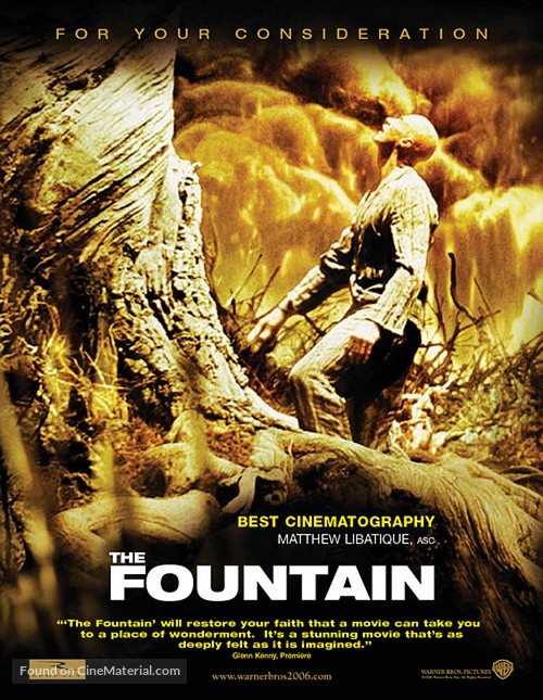 The Fountain - For your consideration movie poster
