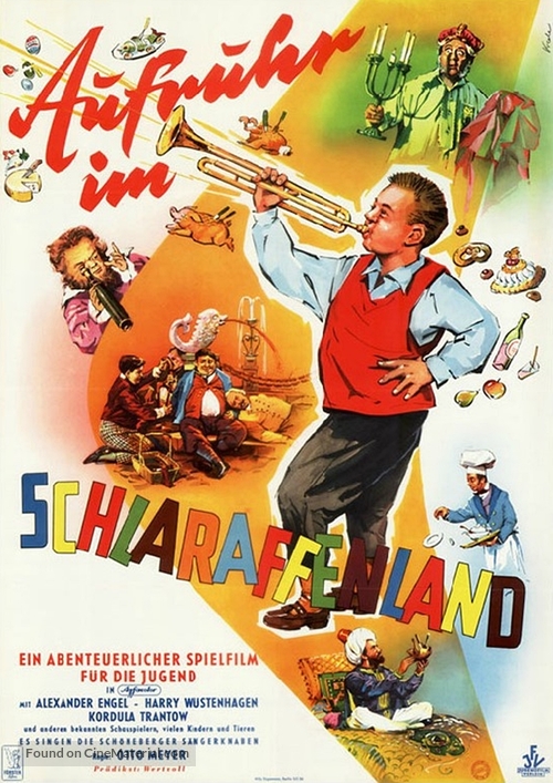 Aufruhr im Schlaraffenland - German Movie Poster