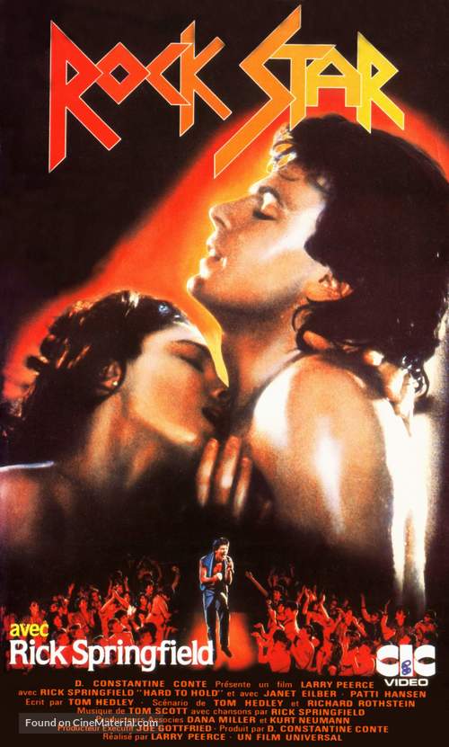 Hard to Hold - French VHS movie cover