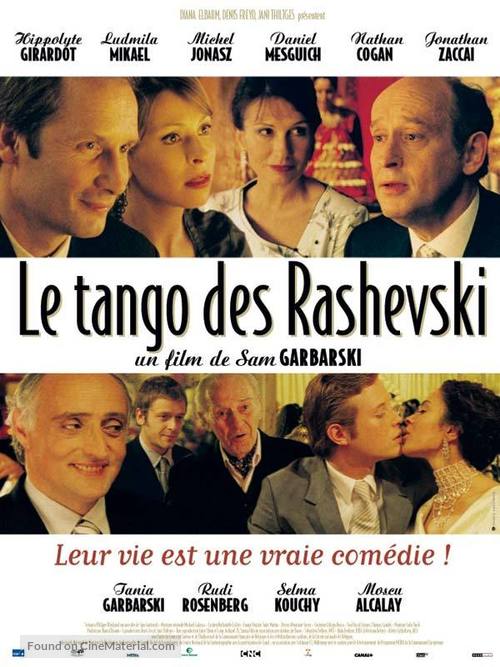 Le tango des Rashevski - Belgian Movie Poster