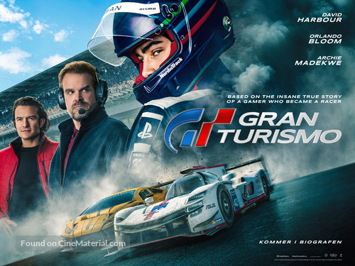 Gran Turismo - Danish Movie Poster
