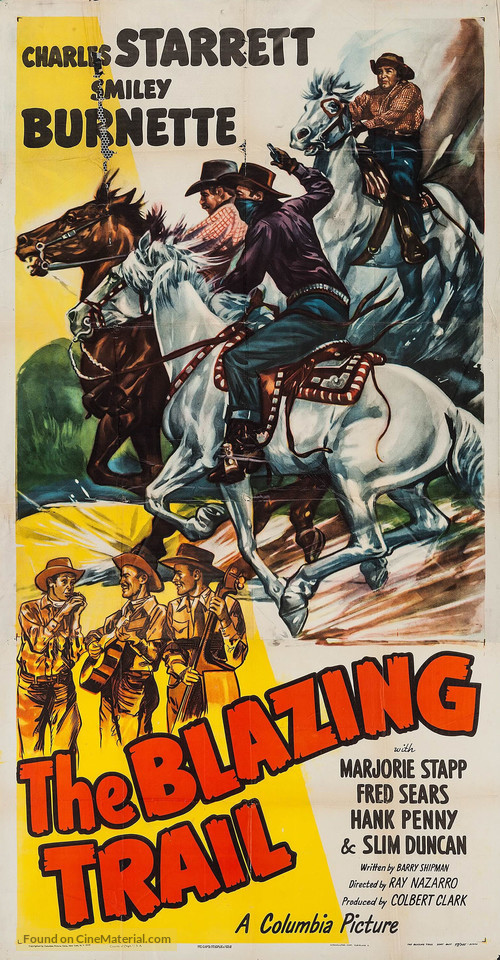 The Blazing Trail - Movie Poster