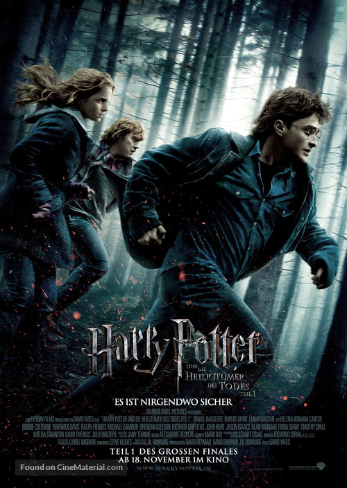 Harry Potter and the Deathly Hallows - Part 1 - German Movie Poster