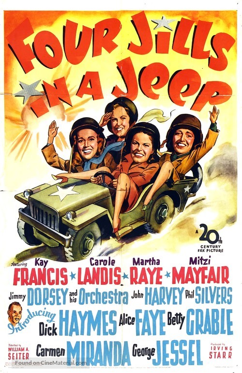 Four Jills in a Jeep - Movie Poster