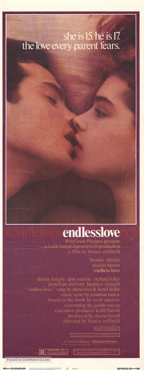 endless love 1981 poster