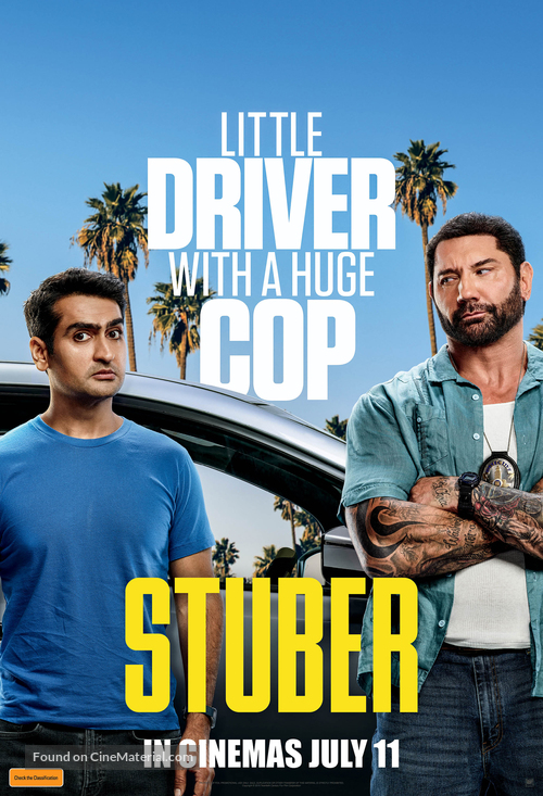 Stuber - Australian Movie Poster