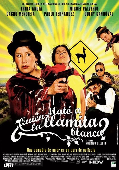 &iquest;Qui&eacute;n mat&oacute; a la llamita blanca? - Bolivian Movie Poster