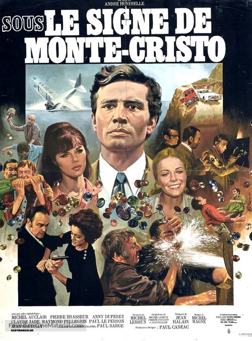 Sous le signe de Monte-Cristo - French Movie Poster