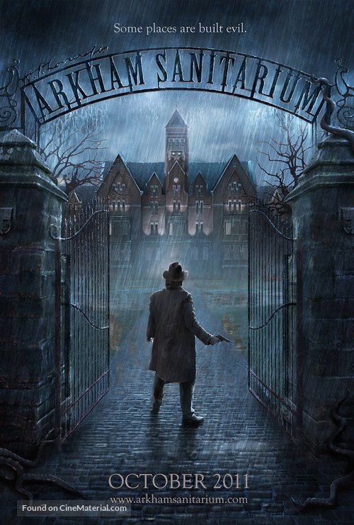 Arkham Sanitarium - British Movie Poster