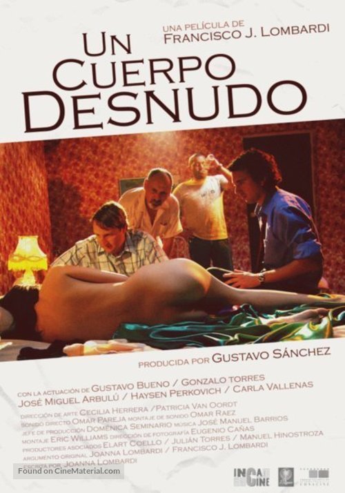 Un cuerpo desnudo - Peruvian Movie Poster