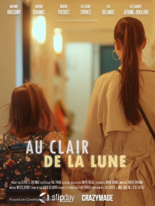 Au Clair de la Lune - French Movie Poster