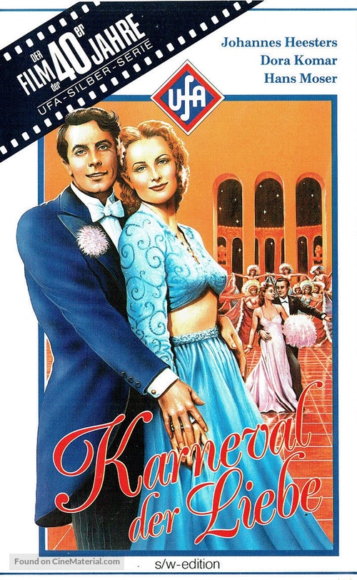 Karneval der Liebe - German VHS movie cover