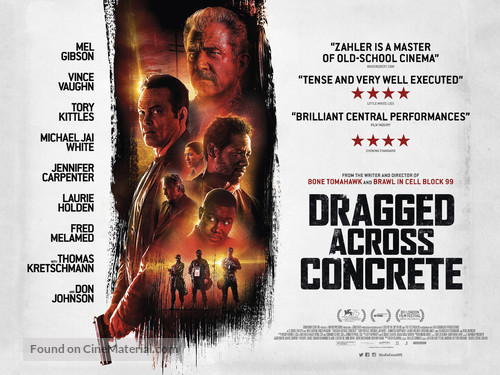 Dragged Across Concrete - British Movie Poster