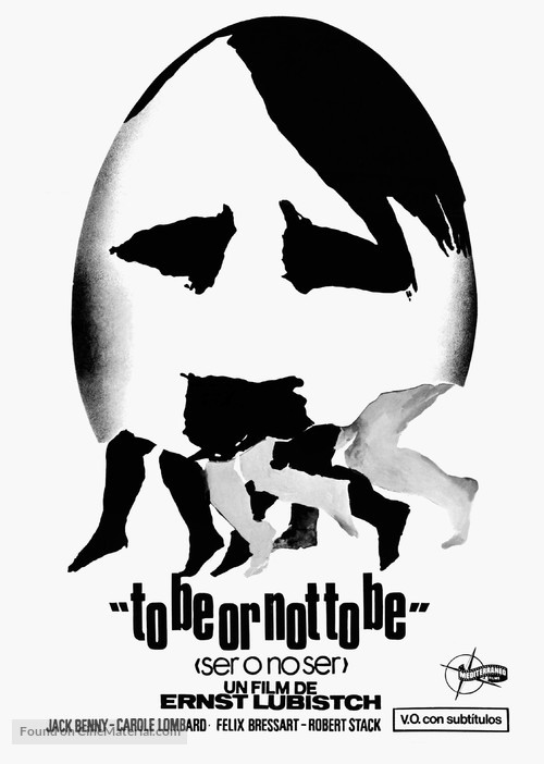 To Be or Not to Be - Spanish Movie Poster