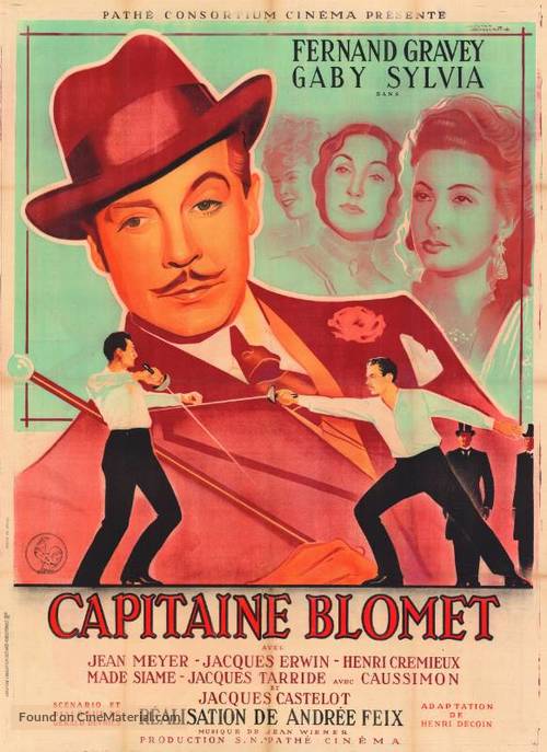 Capitaine Blomet - French Movie Poster